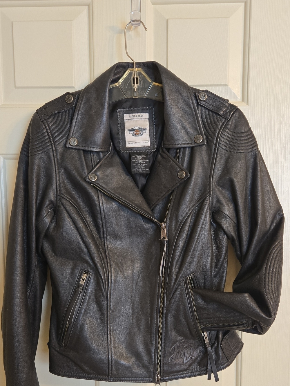 Harley-Davidson Leather Moto Jacket - Ladies M